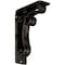 Ekena Millwork Orleans Wrought Iron Bracket, (Triple center brace), Antiqued Pale Gold 2"W x 5 1/2"D x 8"H BKTM02X05X08TOLAPG - alternate 1